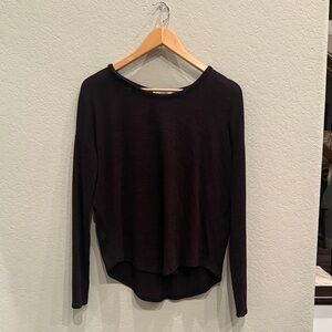 rag & bone / jean burgundy top